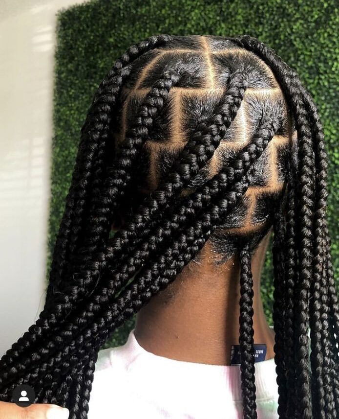 box braid image'